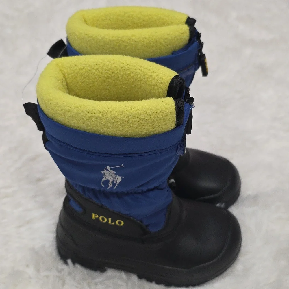 Polo by Ralph Lauren Toddler Snow Boots. Size 7 - Picture 3 of 8
